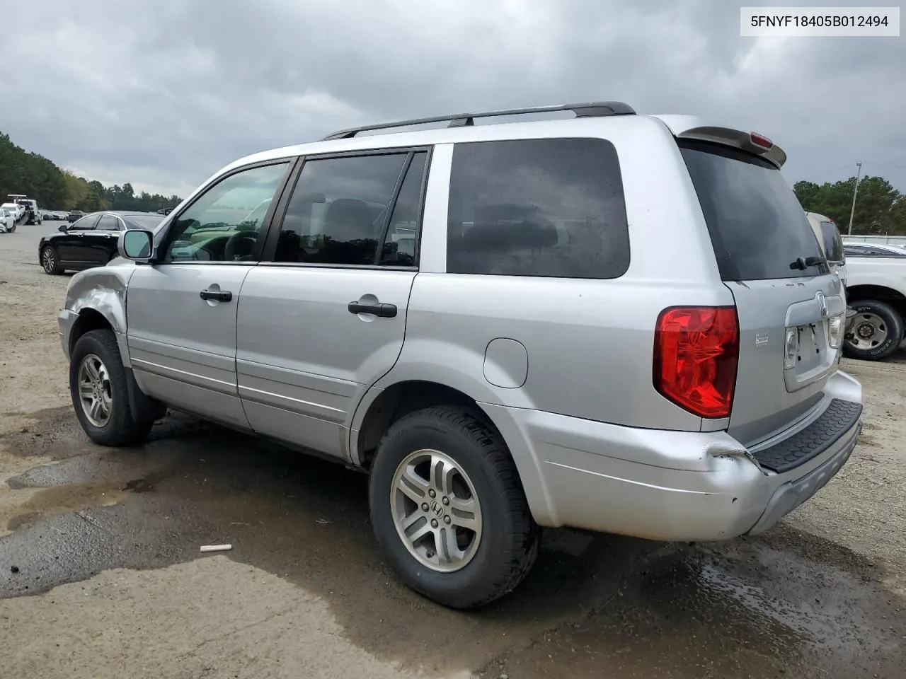 2005 Honda Pilot Ex VIN: 5FNYF18405B012494 Lot: 77465304