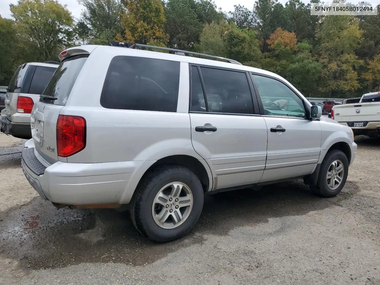 2005 Honda Pilot Ex VIN: 5FNYF18405B012494 Lot: 77465304