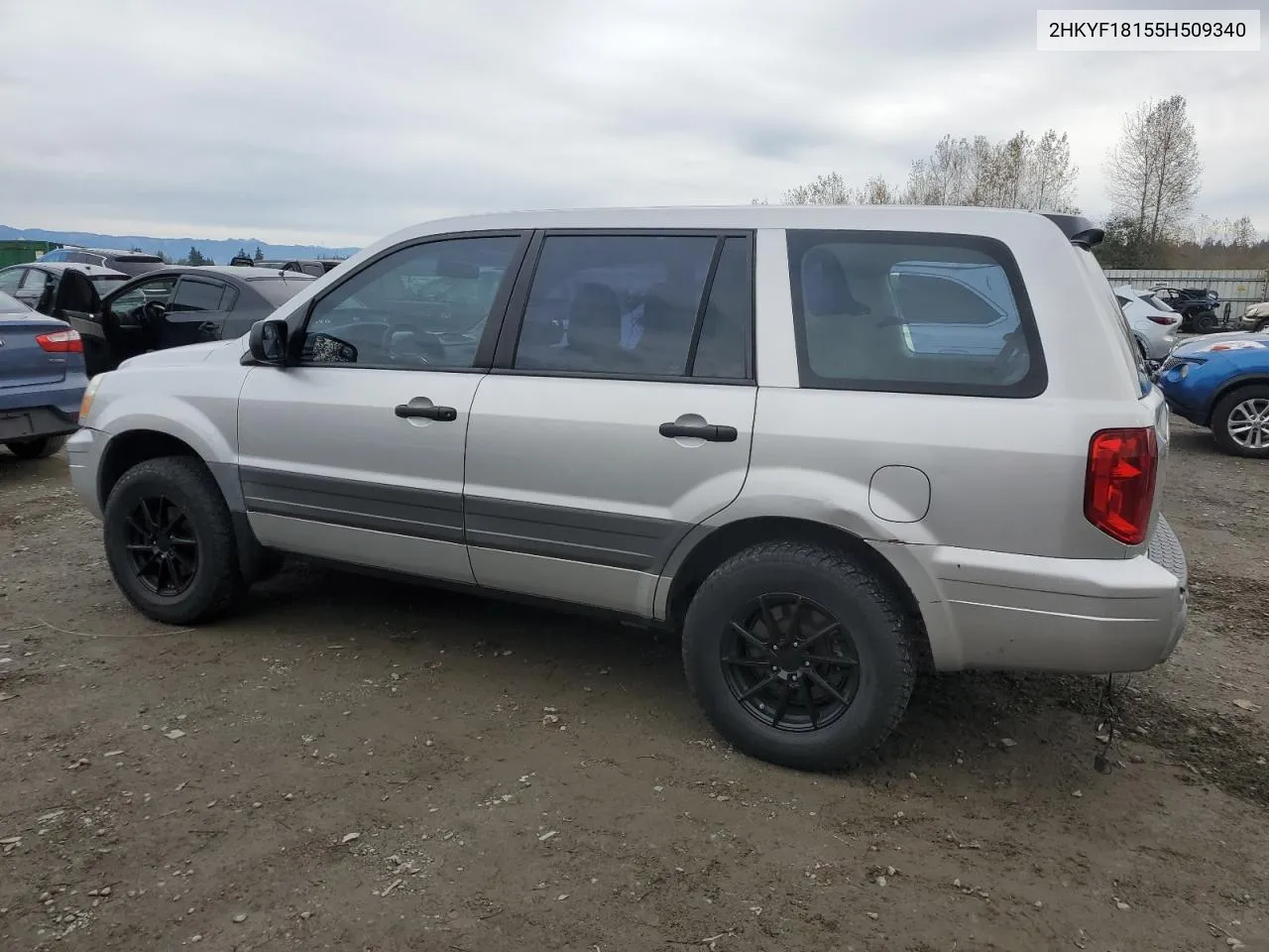 2005 Honda Pilot Lx VIN: 2HKYF18155H509340 Lot: 78011484