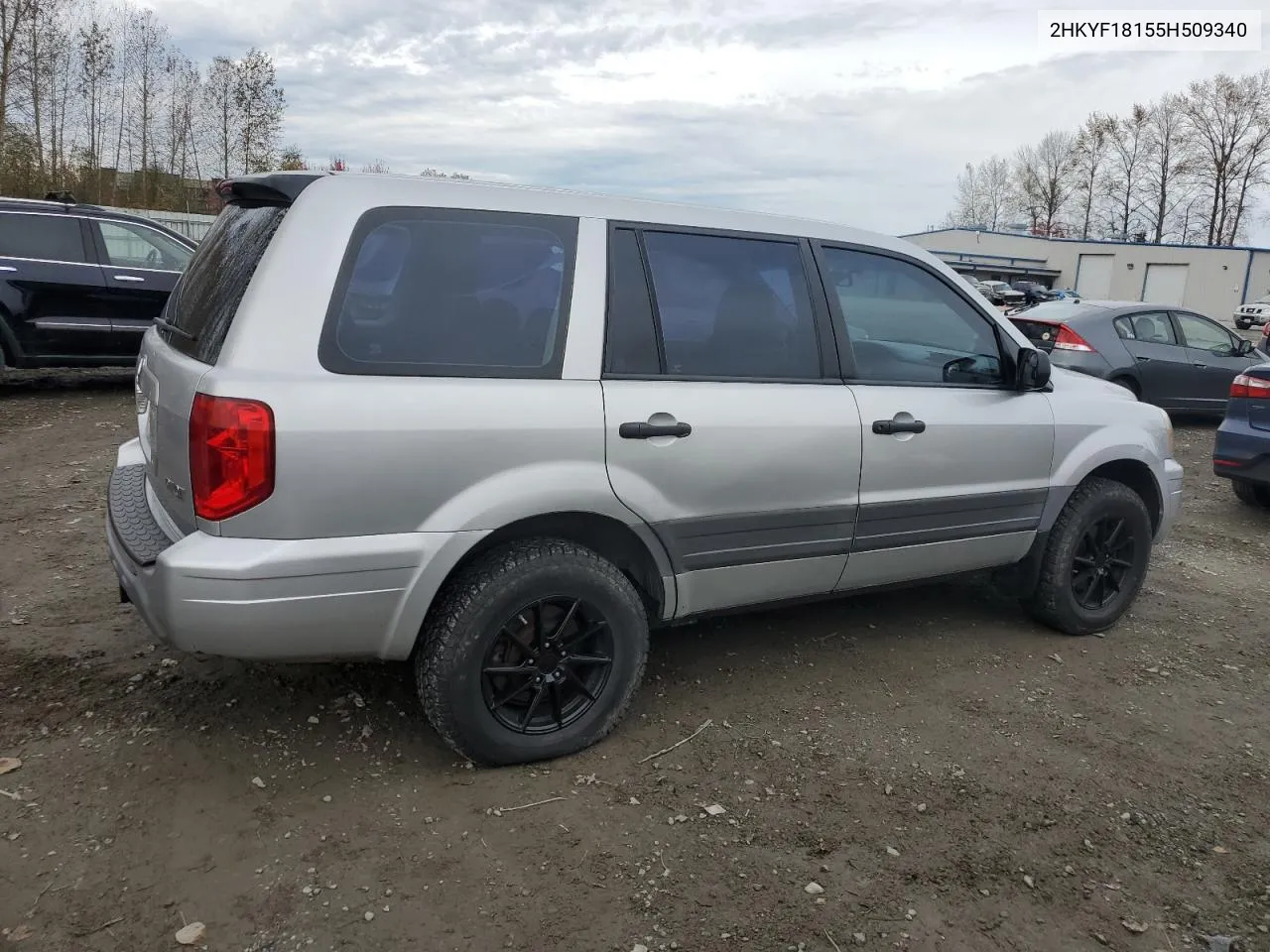 2005 Honda Pilot Lx VIN: 2HKYF18155H509340 Lot: 78011484