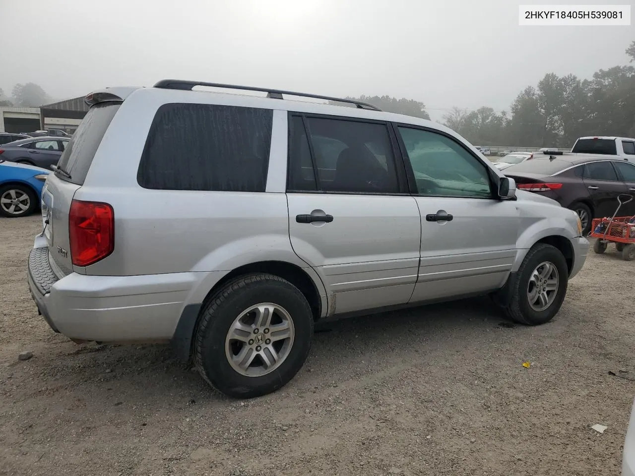 2005 Honda Pilot Ex VIN: 2HKYF18405H539081 Lot: 78102644