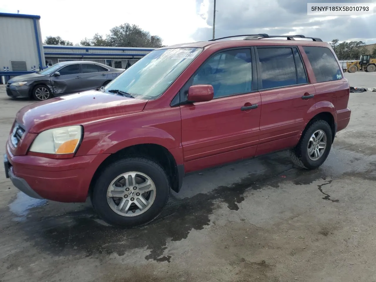 2005 Honda Pilot Exl VIN: 5FNYF185X5B010793 Lot: 78257194