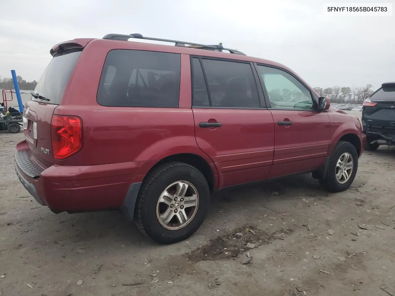 2005 Honda Pilot Exl VIN: 5FNYF18565B045783 Lot: 81544124