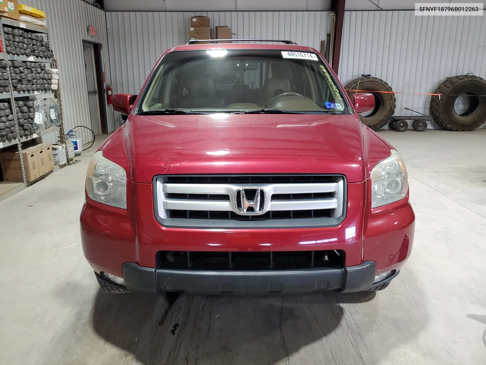 5FNYF18796B012263 2006 Honda Pilot Ex