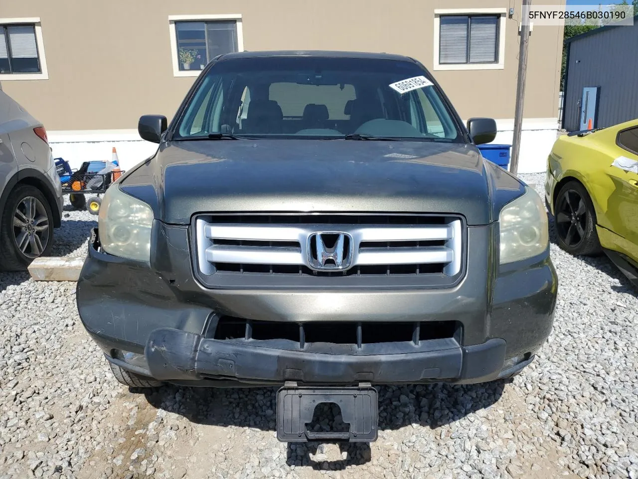 5FNYF28546B030190 2006 Honda Pilot Ex