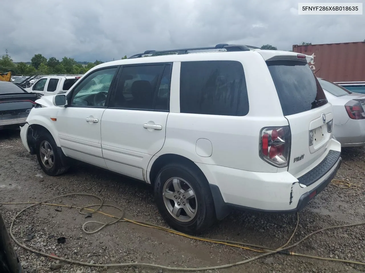 2006 Honda Pilot Ex VIN: 5FNYF286X6B018635 Lot: 64803844