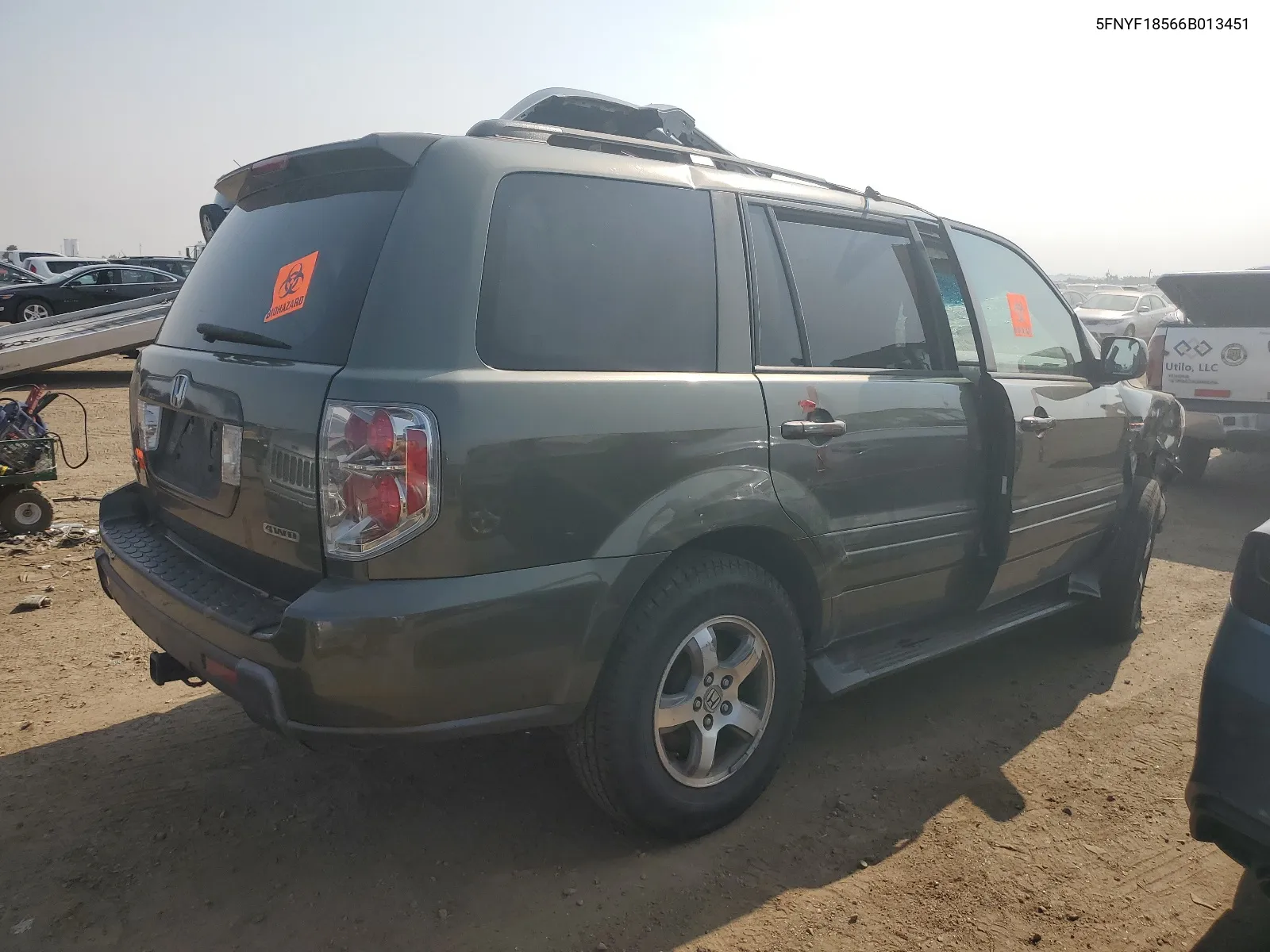 5FNYF18566B013451 2006 Honda Pilot Ex