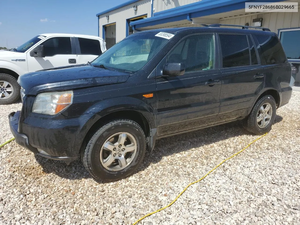 2006 Honda Pilot Ex VIN: 5FNYF28686B029665 Lot: 65398594