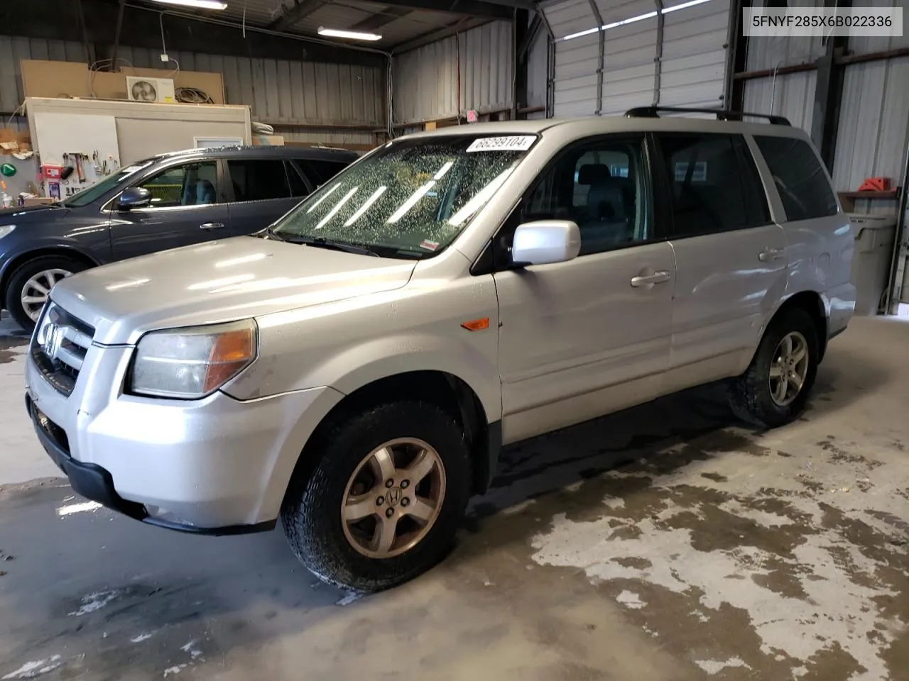 2006 Honda Pilot Ex VIN: 5FNYF285X6B022336 Lot: 66299104