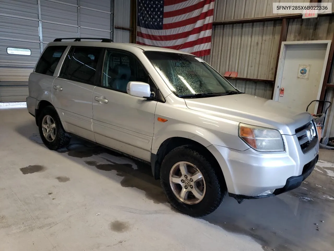 2006 Honda Pilot Ex VIN: 5FNYF285X6B022336 Lot: 66299104