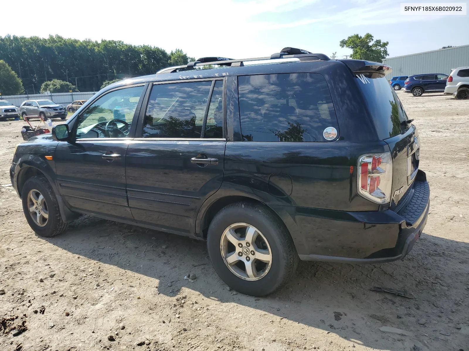 2006 Honda Pilot Ex VIN: 5FNYF185X6B020922 Lot: 66998984