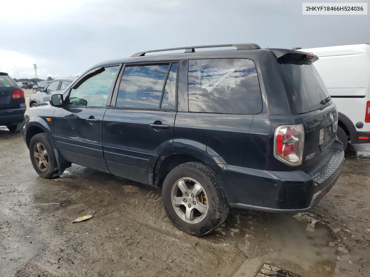 2006 Honda Pilot Ex VIN: 2HKYF18466H524036 Lot: 67366544