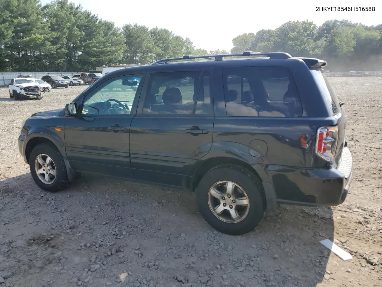 2006 Honda Pilot Ex VIN: 2HKYF18546H516588 Lot: 68209924