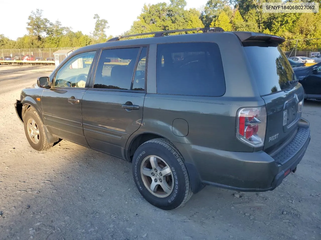 2006 Honda Pilot Ex VIN: 5FNYF18406B027062 Lot: 68874924