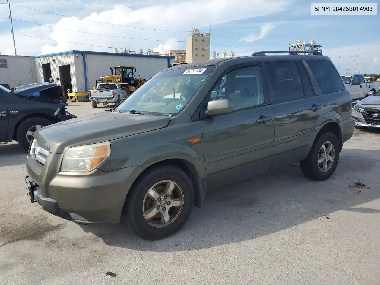 5FNYF28426B014903 2006 Honda Pilot Ex