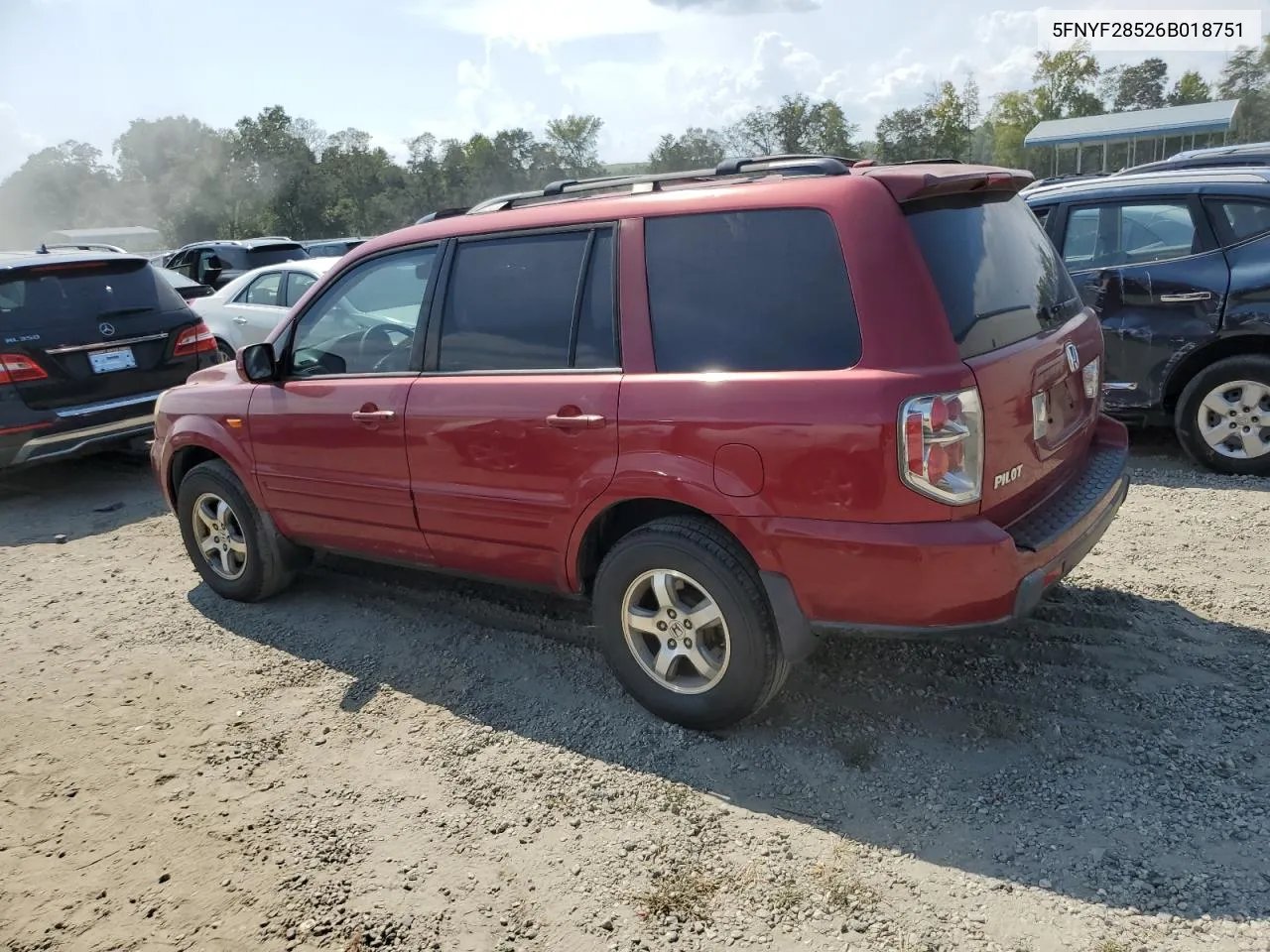 5FNYF28526B018751 2006 Honda Pilot Ex