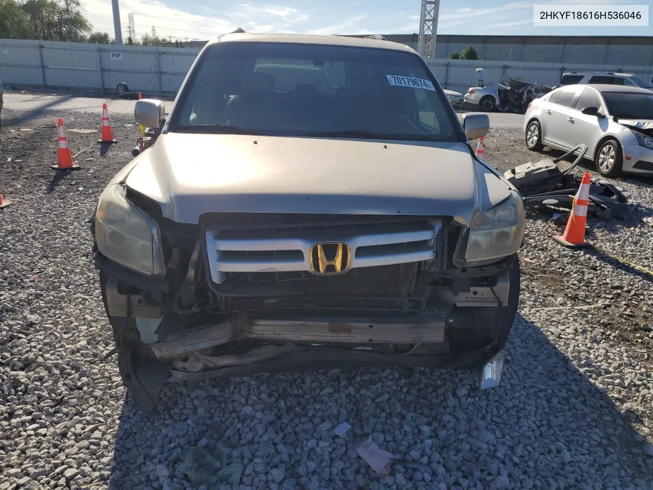 2HKYF18616H536046 2006 Honda Pilot Ex