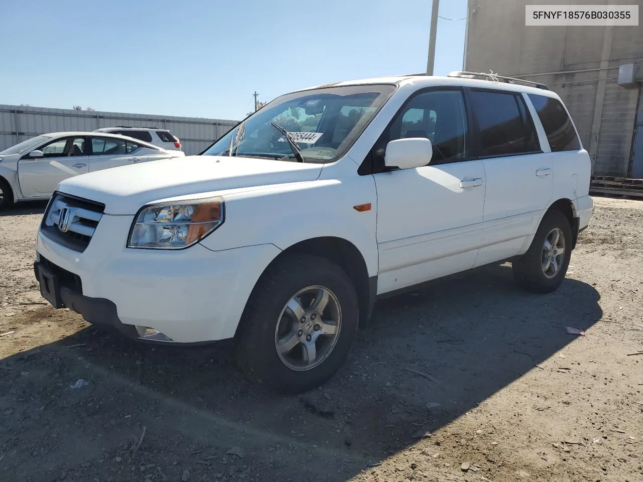 5FNYF18576B030355 2006 Honda Pilot Ex