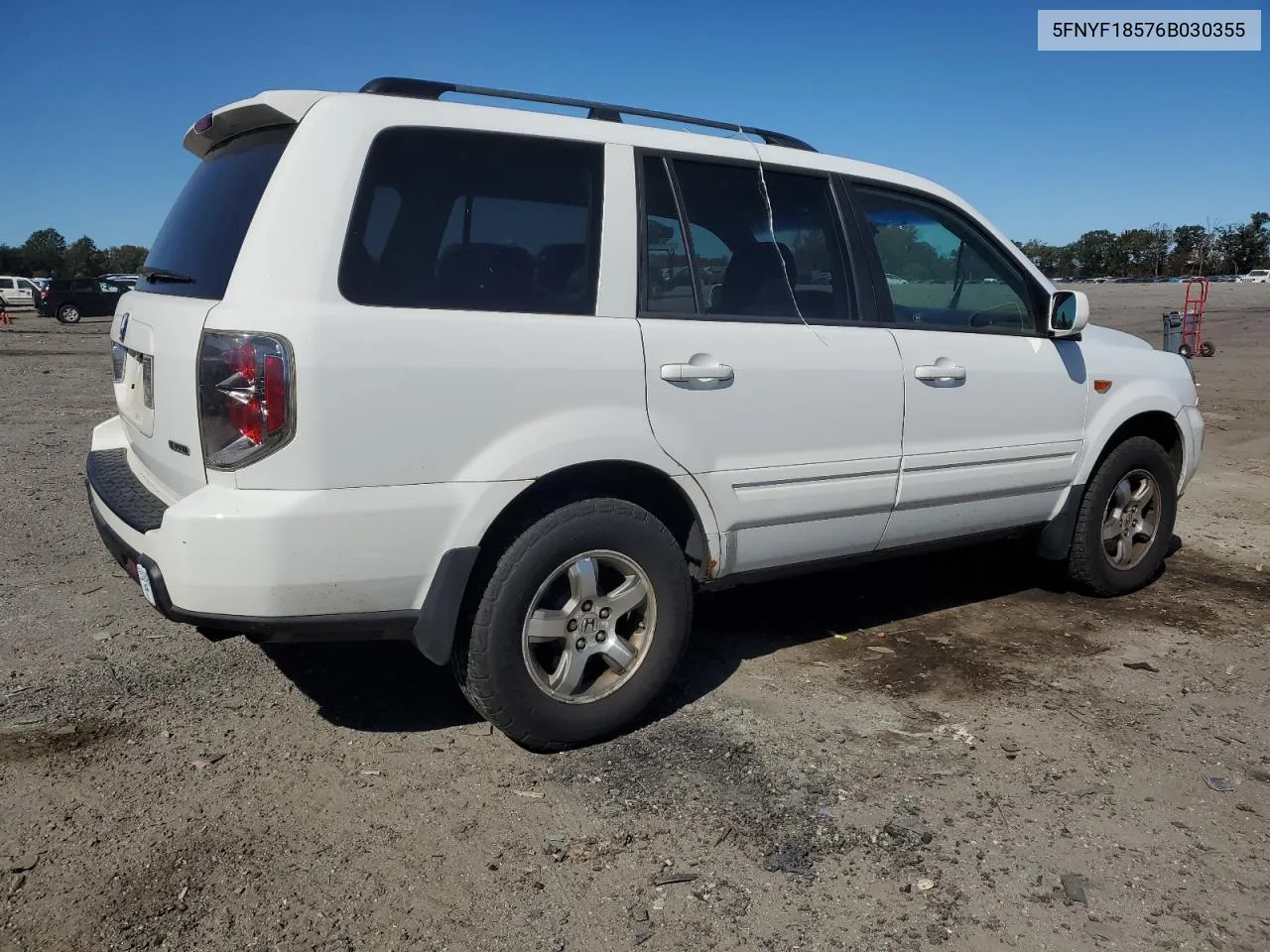 5FNYF18576B030355 2006 Honda Pilot Ex