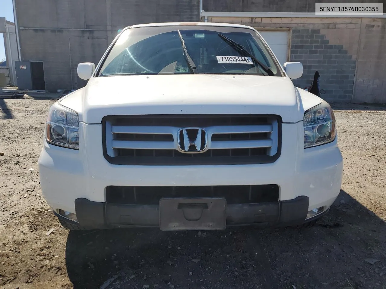 5FNYF18576B030355 2006 Honda Pilot Ex