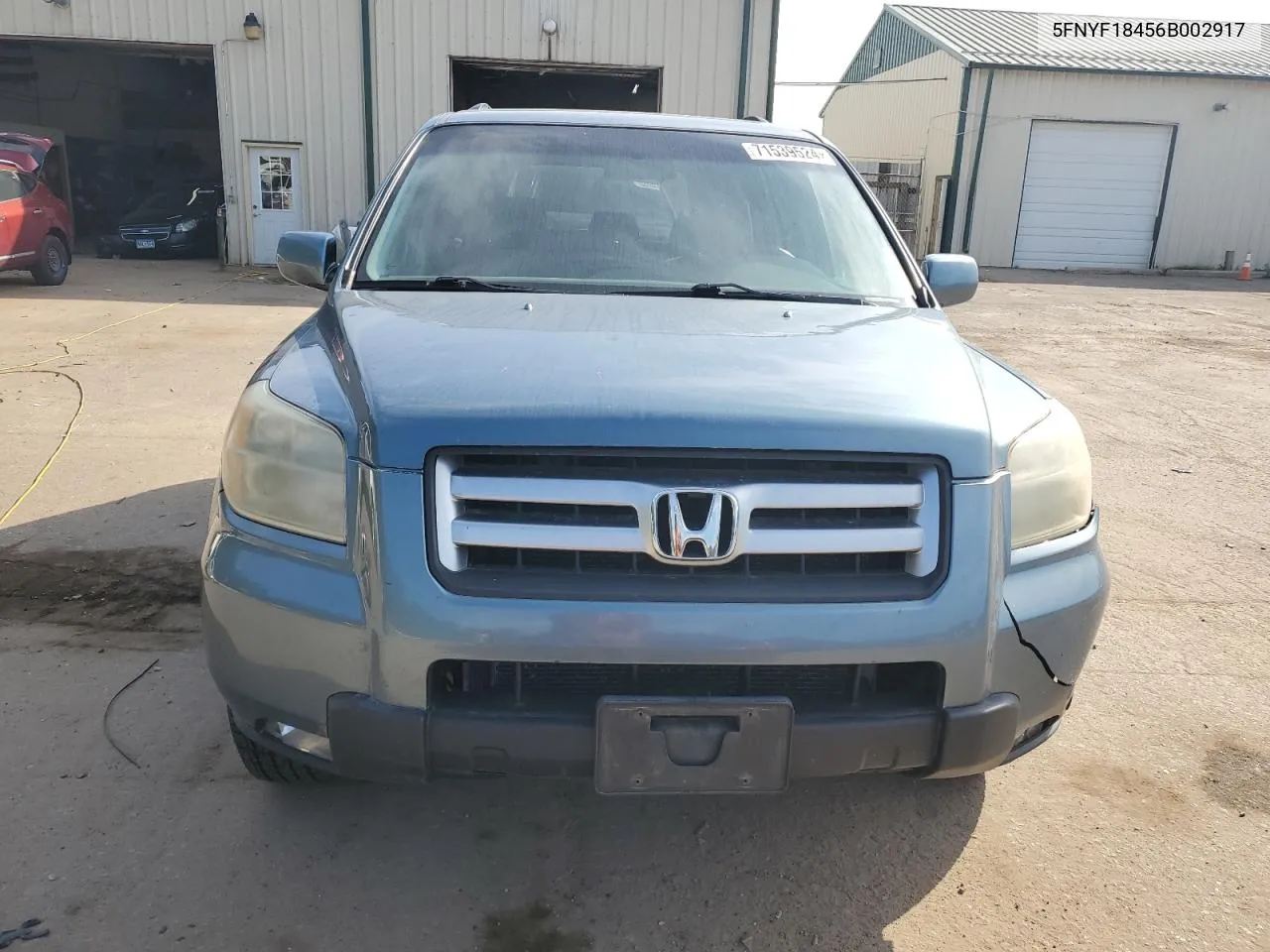 2006 Honda Pilot Ex VIN: 5FNYF18456B002917 Lot: 71539524