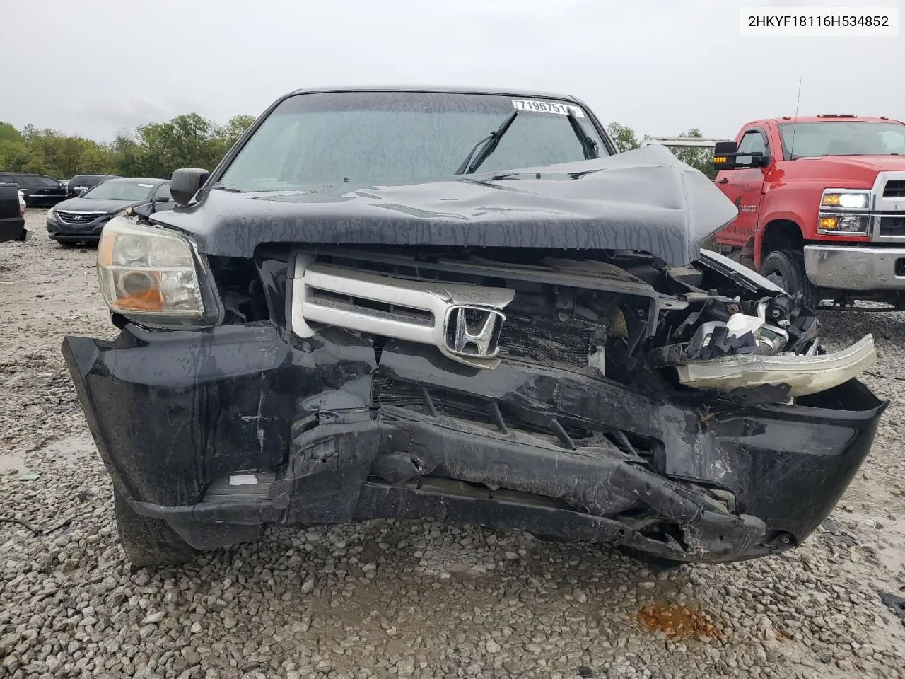 2HKYF18116H534852 2006 Honda Pilot Lx