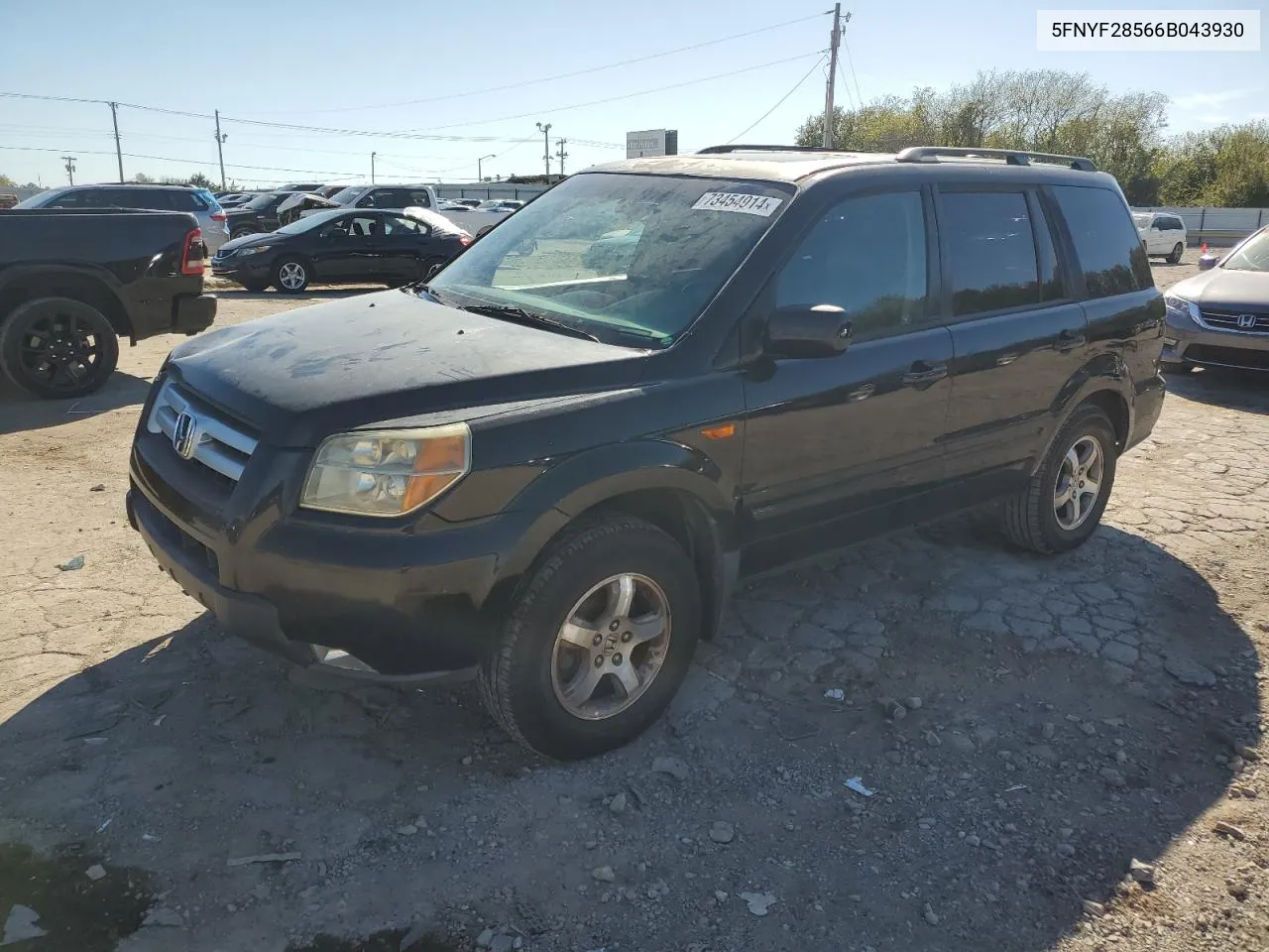 5FNYF28566B043930 2006 Honda Pilot Ex