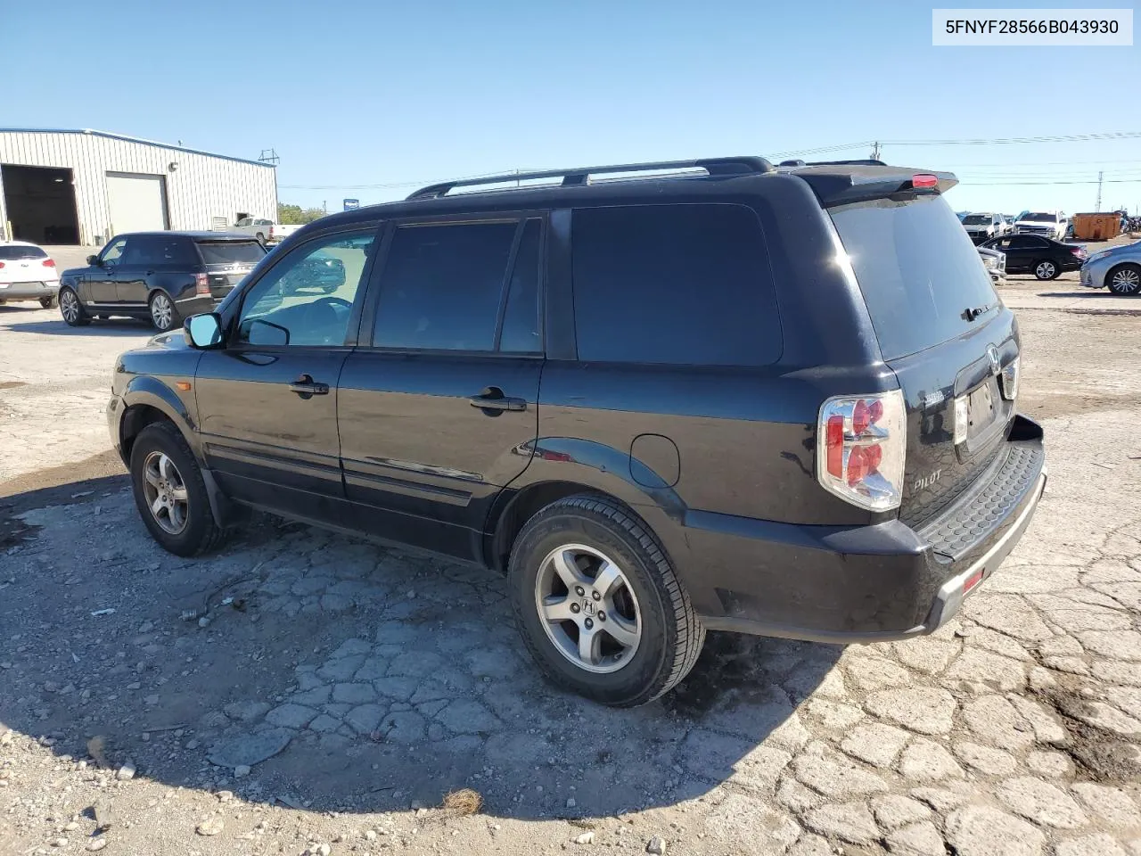 2006 Honda Pilot Ex VIN: 5FNYF28566B043930 Lot: 73454914