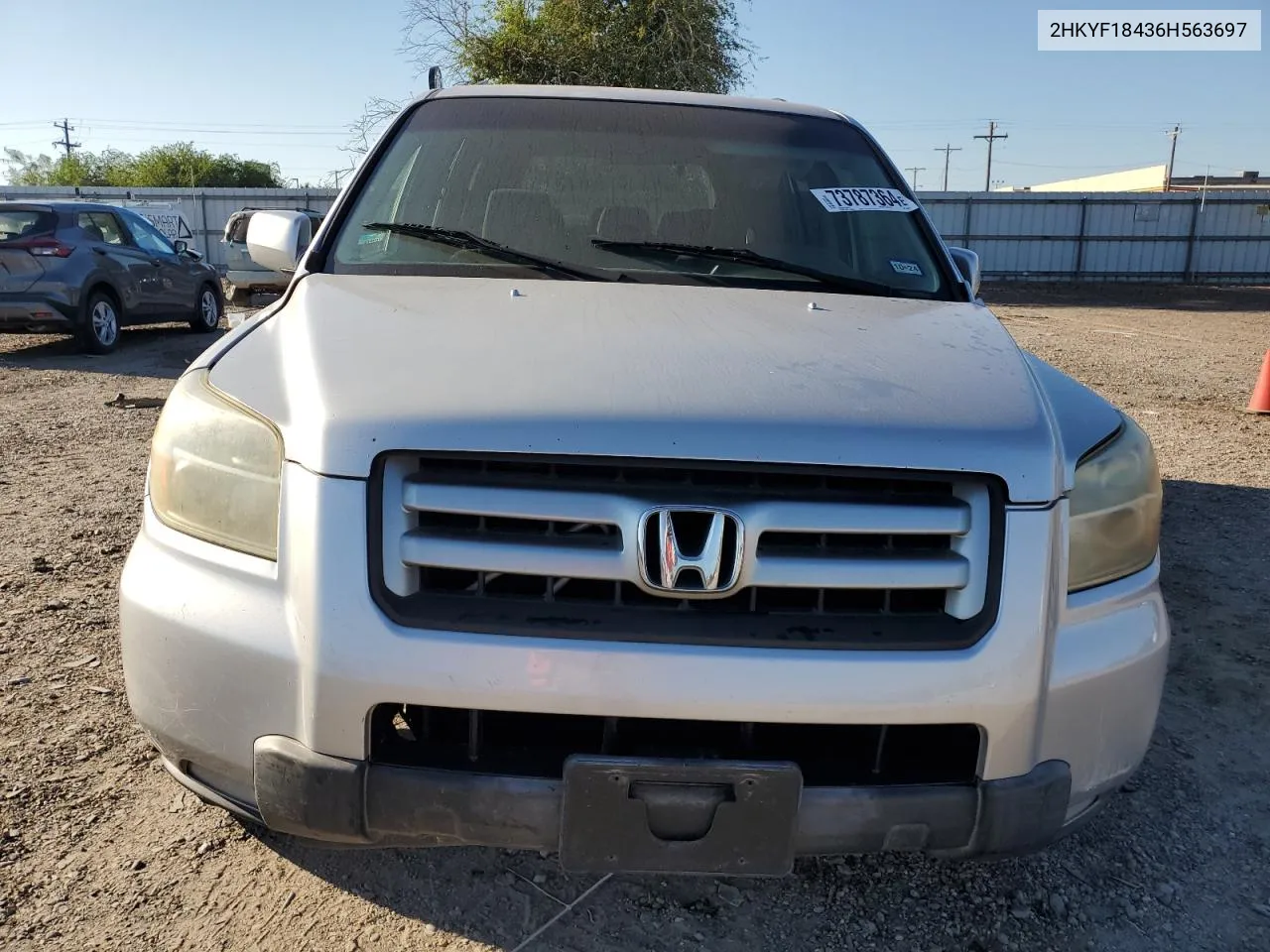 2HKYF18436H563697 2006 Honda Pilot Ex