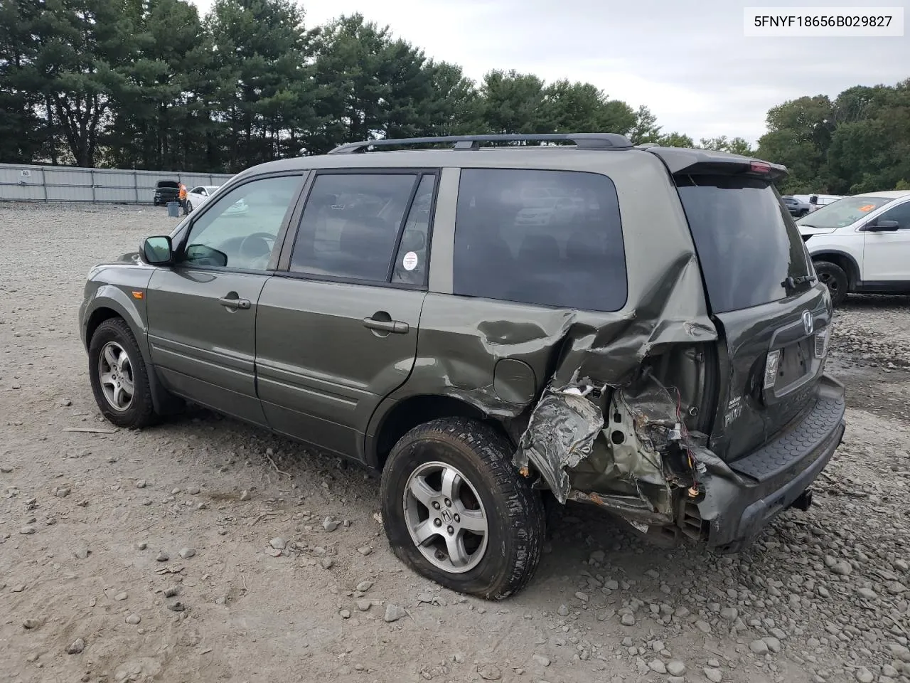 2006 Honda Pilot Ex VIN: 5FNYF18656B029827 Lot: 74515264