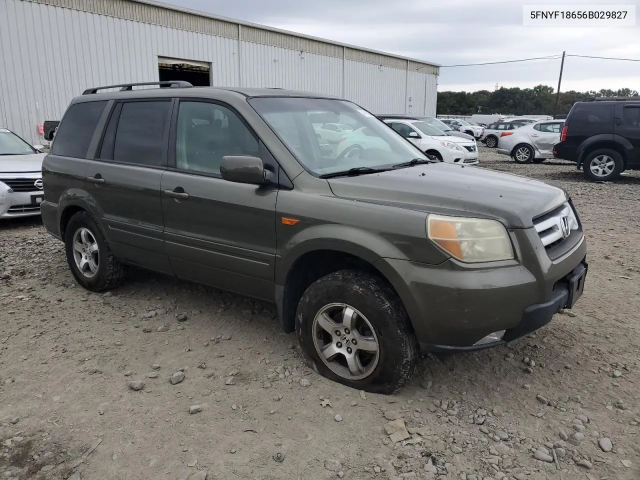 5FNYF18656B029827 2006 Honda Pilot Ex