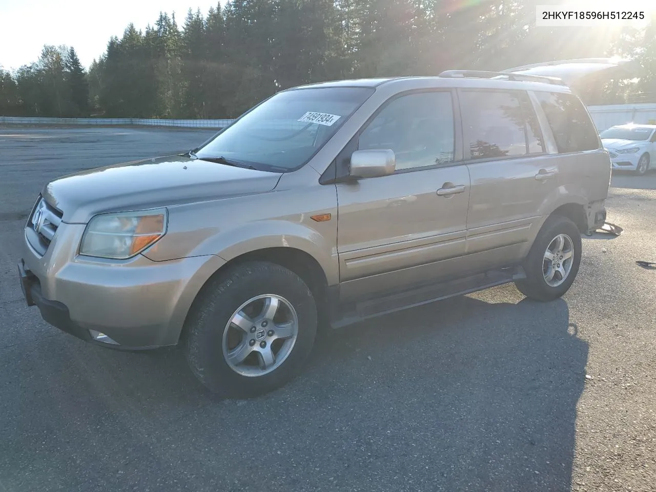 2HKYF18596H512245 2006 Honda Pilot Ex