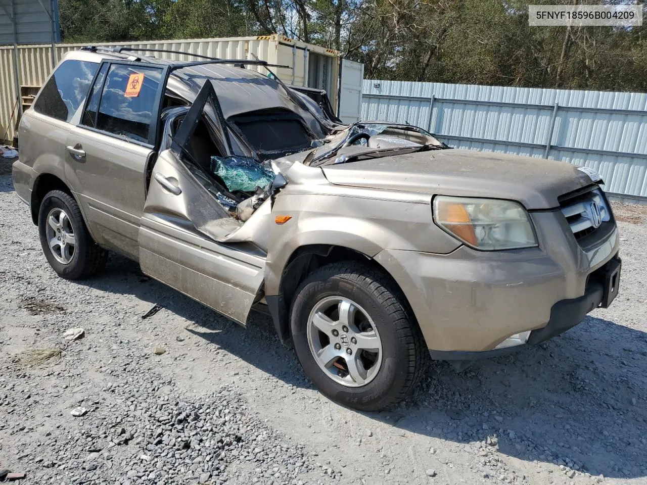 5FNYF18596B004209 2006 Honda Pilot Ex