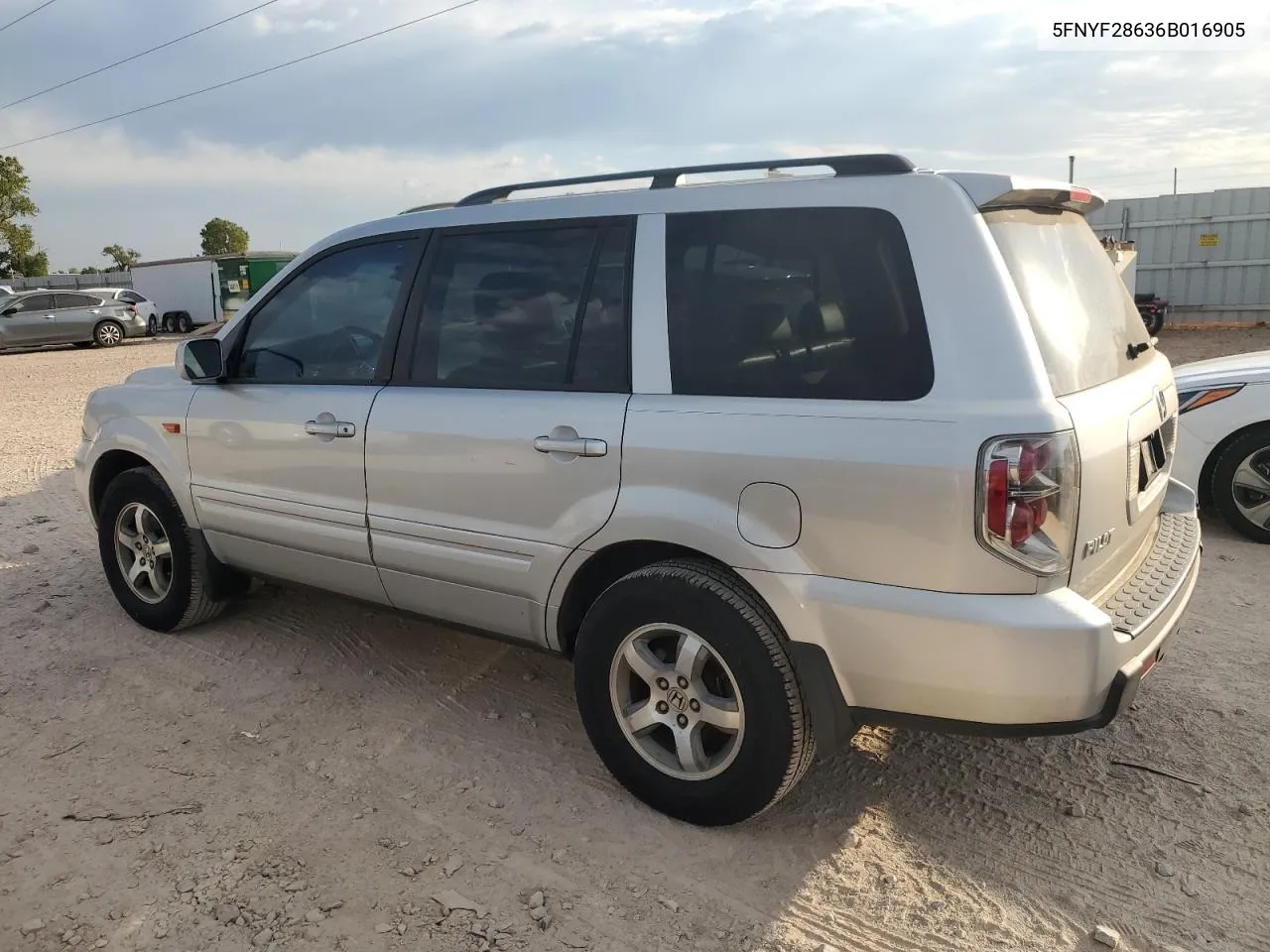 2006 Honda Pilot Ex VIN: 5FNYF28636B016905 Lot: 75282414