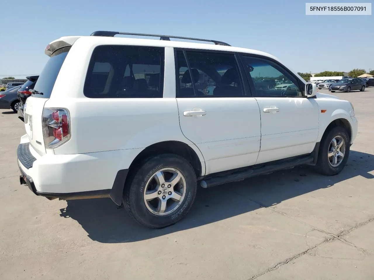 2006 Honda Pilot Ex VIN: 5FNYF18556B007091 Lot: 75314154