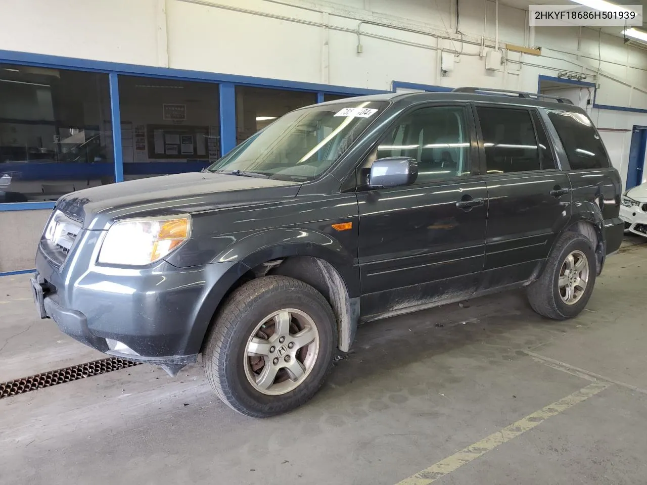 2006 Honda Pilot Ex VIN: 2HKYF18686H501939 Lot: 75519404