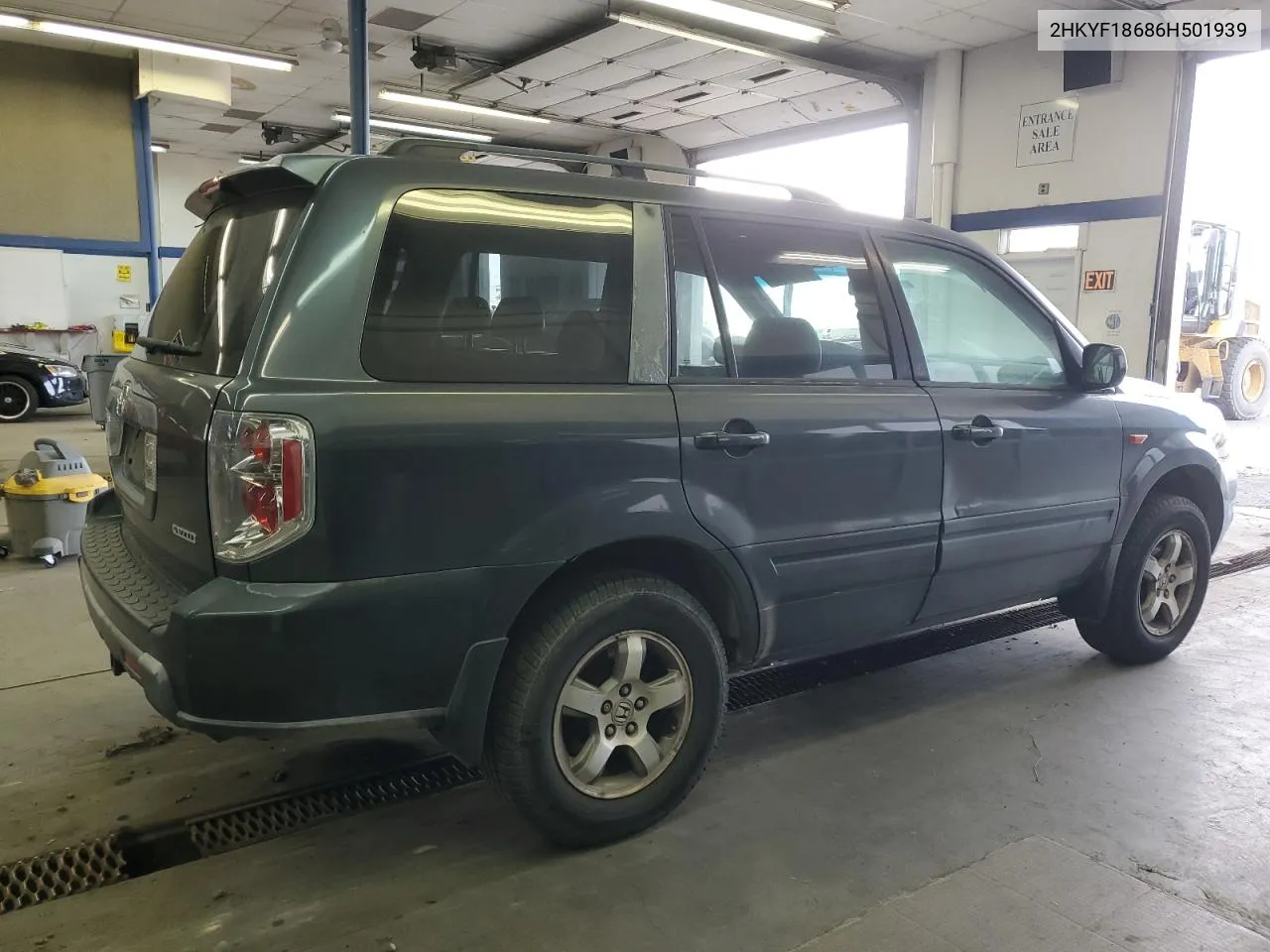 2006 Honda Pilot Ex VIN: 2HKYF18686H501939 Lot: 75519404