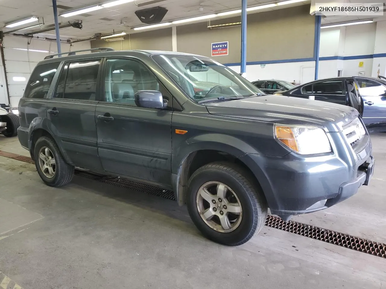 2006 Honda Pilot Ex VIN: 2HKYF18686H501939 Lot: 75519404