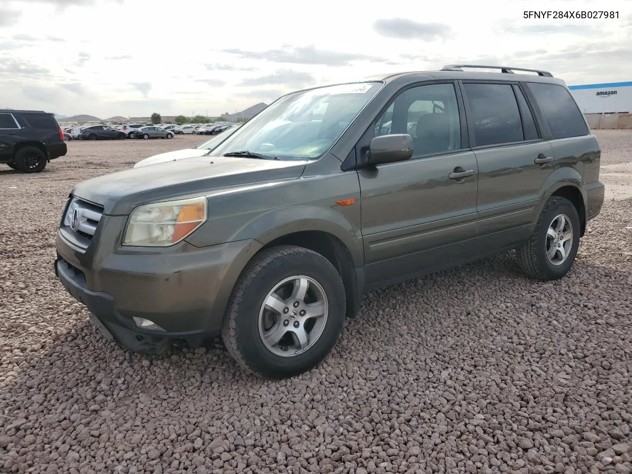 5FNYF284X6B027981 2006 Honda Pilot Ex