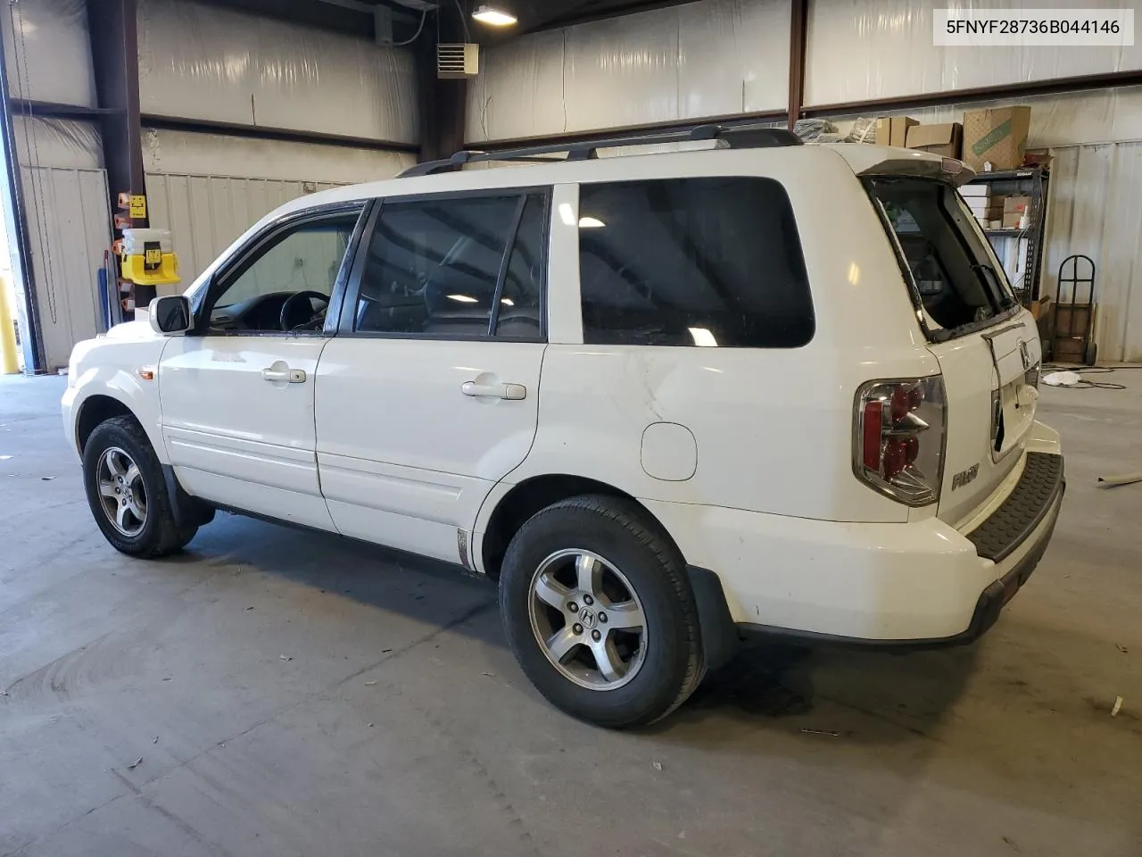 2006 Honda Pilot Ex VIN: 5FNYF28736B044146 Lot: 75696884