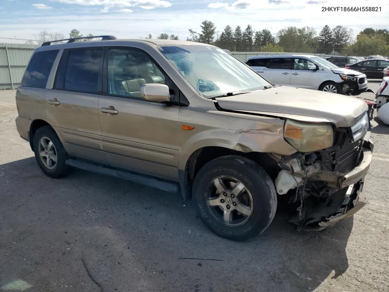 2HKYF18666H558821 2006 Honda Pilot Ex