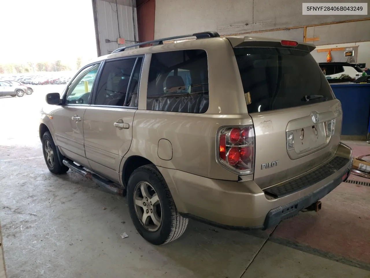 2006 Honda Pilot Ex VIN: 5FNYF28406B043249 Lot: 77174914