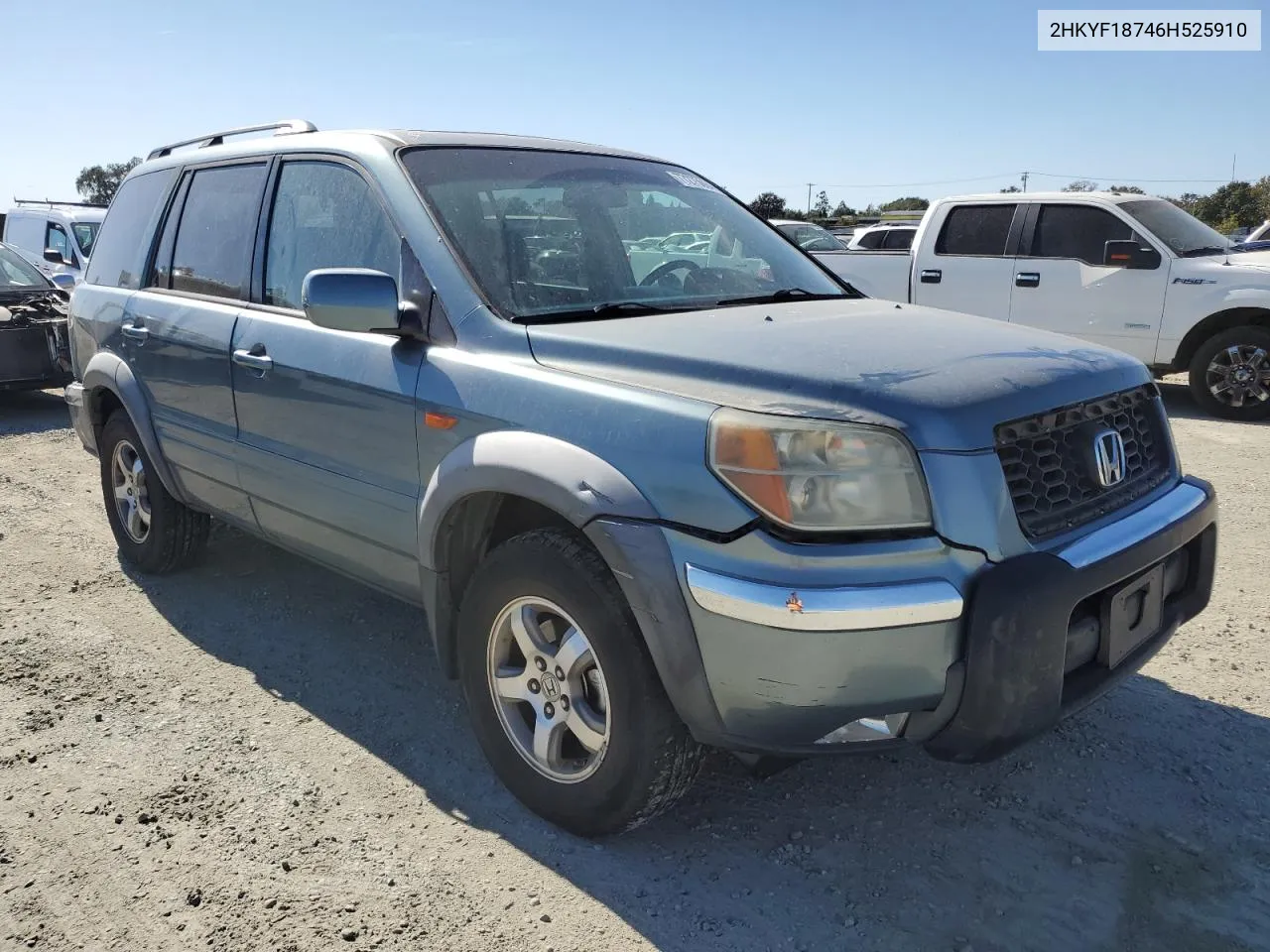 2HKYF18746H525910 2006 Honda Pilot Ex