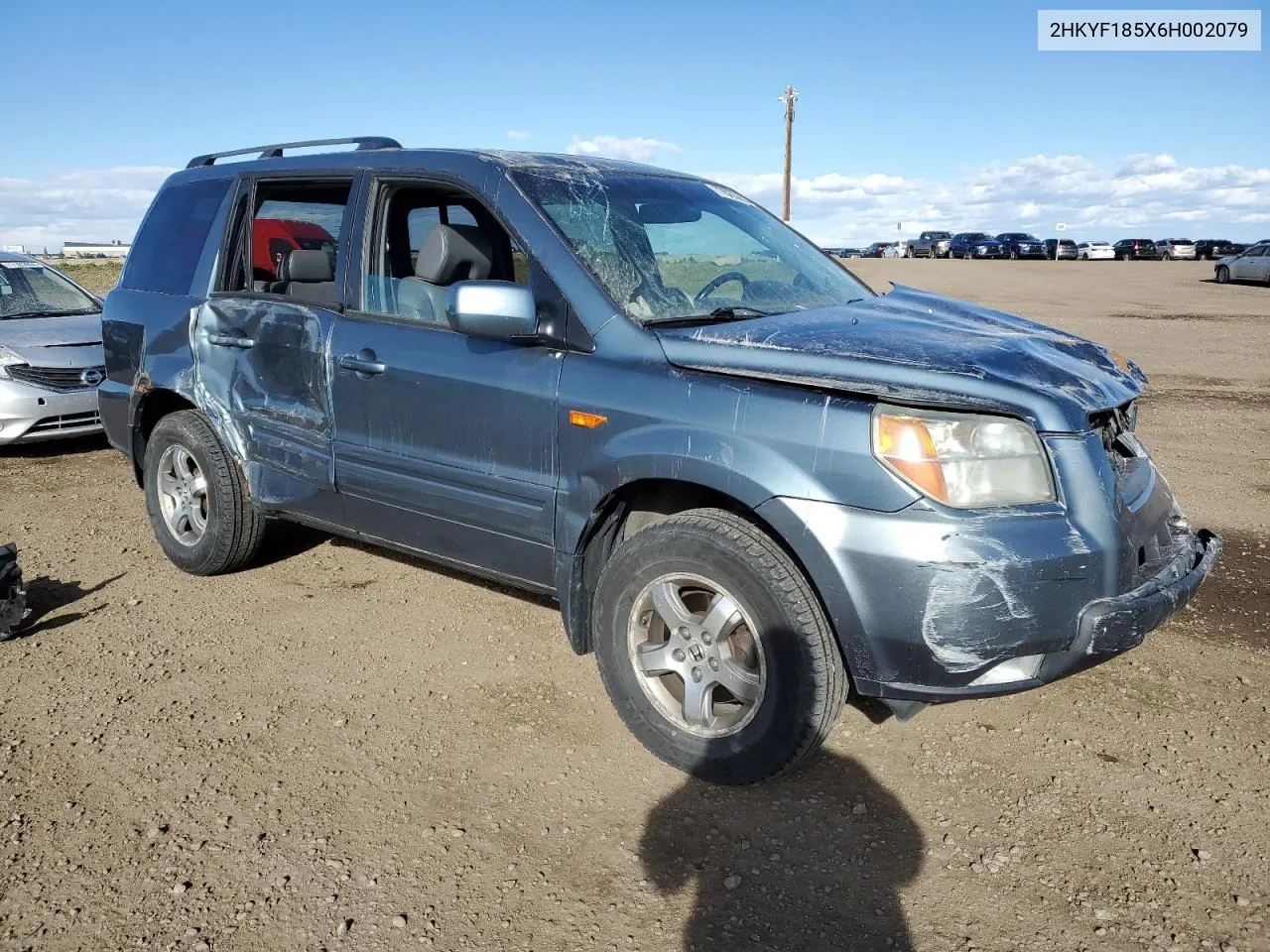 2HKYF185X6H002079 2006 Honda Pilot Ex