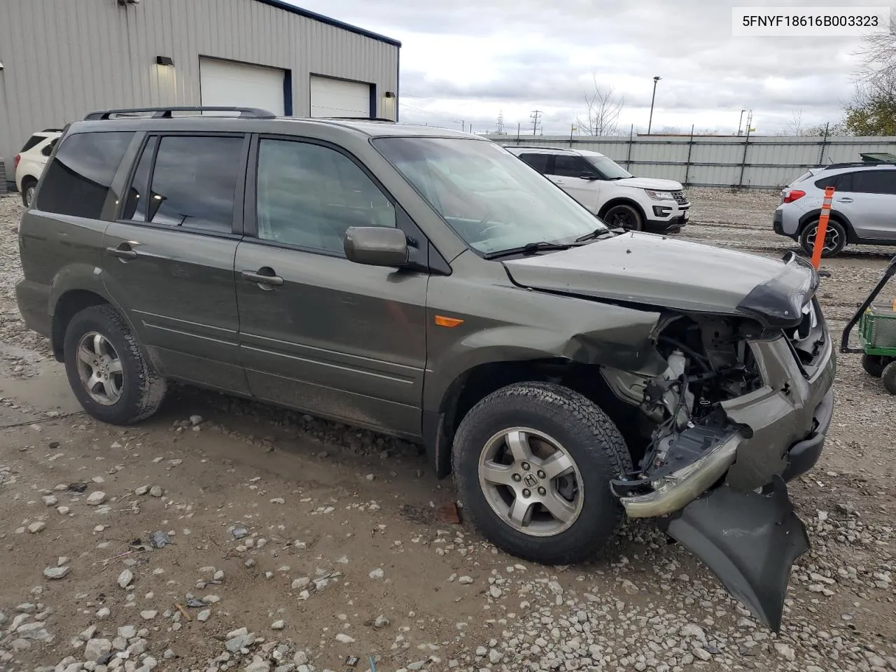 2006 Honda Pilot Ex VIN: 5FNYF18616B003323 Lot: 78455974