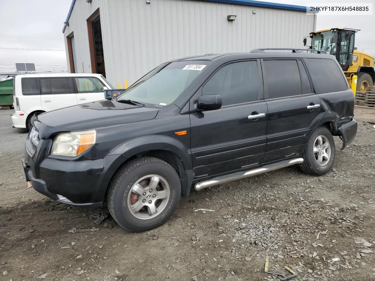 2006 Honda Pilot Ex VIN: 2HKYF187X6H548835 Lot: 78517304