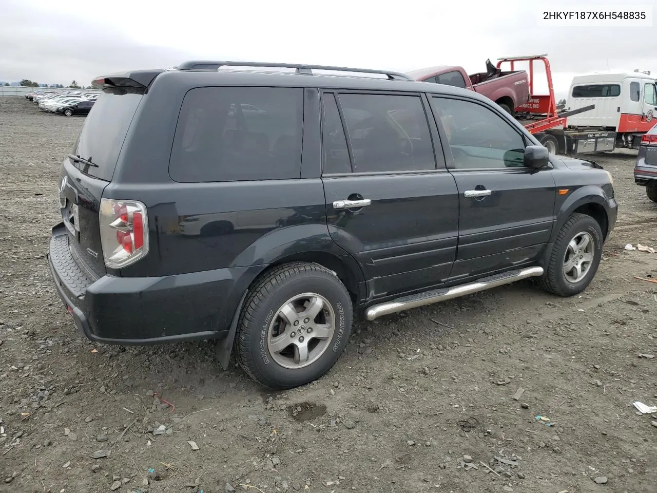 2006 Honda Pilot Ex VIN: 2HKYF187X6H548835 Lot: 78517304