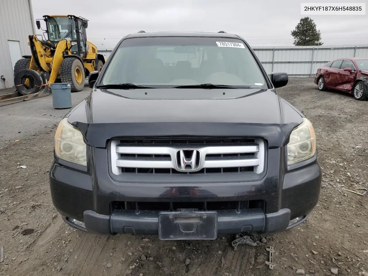 2006 Honda Pilot Ex VIN: 2HKYF187X6H548835 Lot: 78517304