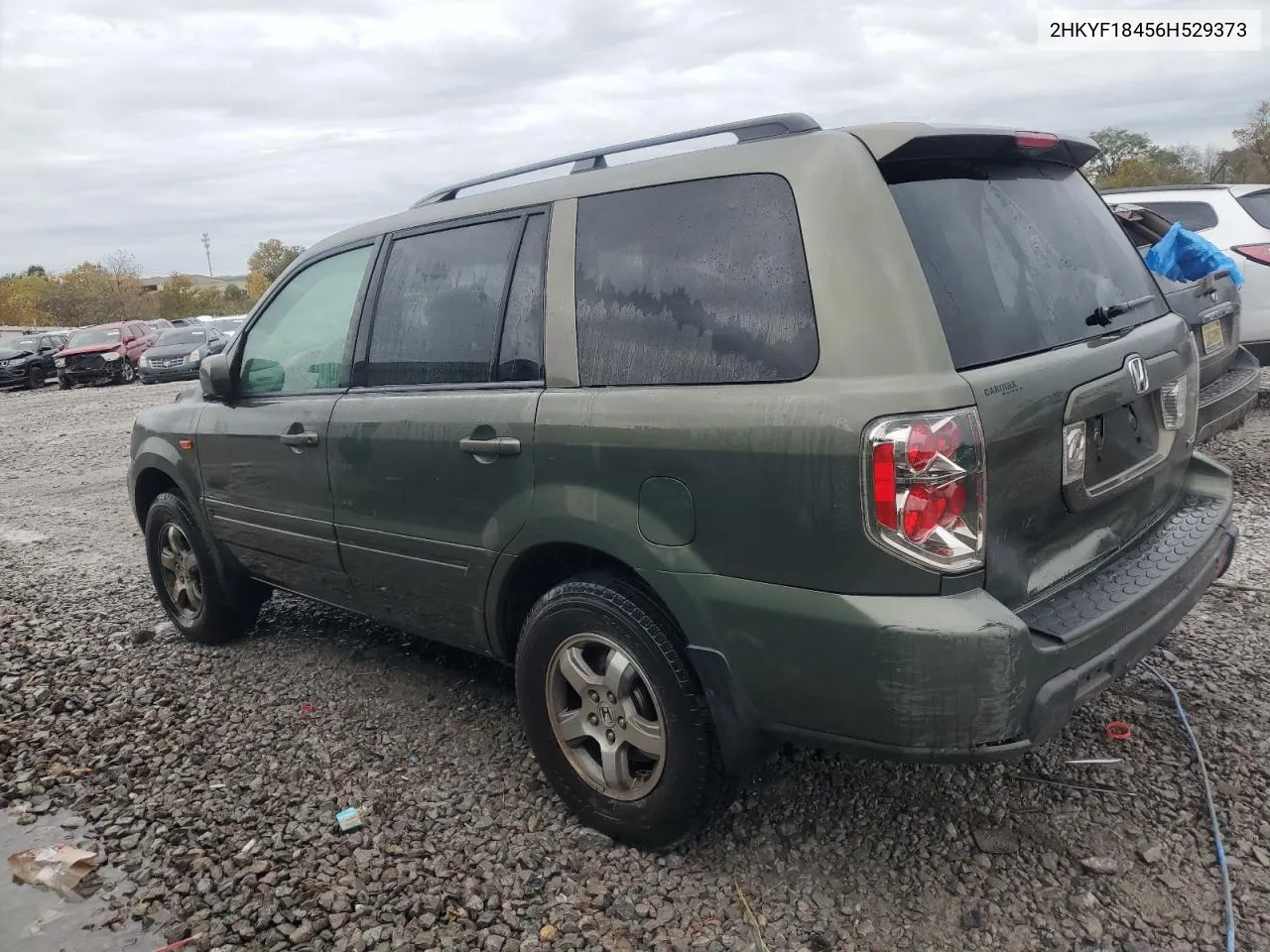 2006 Honda Pilot Ex VIN: 2HKYF18456H529373 Lot: 78538574