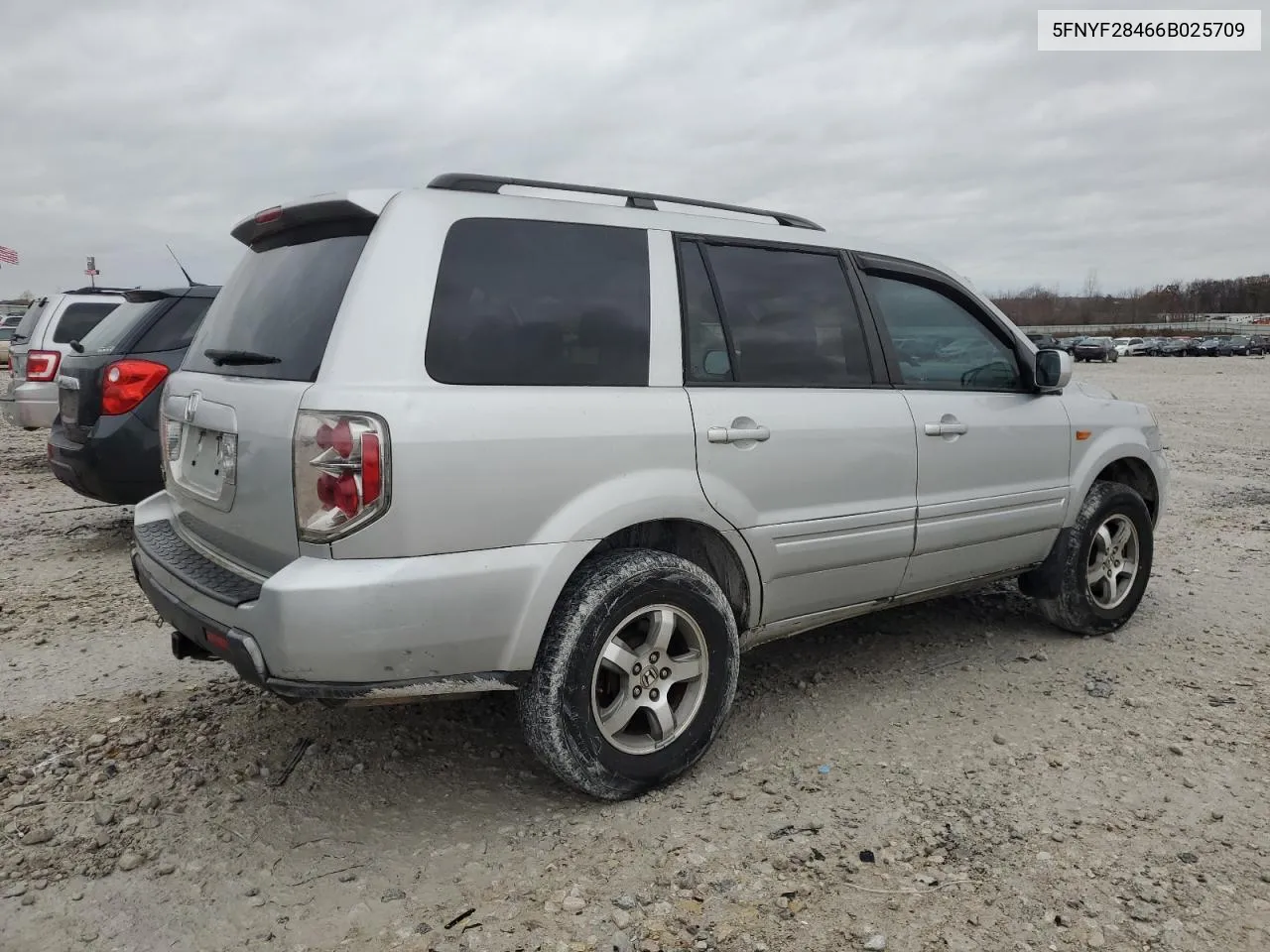 2006 Honda Pilot Ex VIN: 5FNYF28466B025709 Lot: 78872464